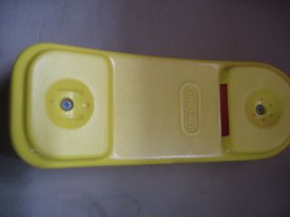 VTG LITTLE TIKES Yellow Phone Replacement For Kitchen Work Bench Tool Shop VGUC 2