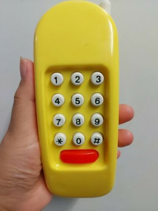 Vinrage Little Tikes Yellow Phone Replacement For Kitchen Work Bench Tool Shop