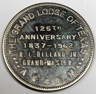 C6679 Masonic Copper Nickel Medal,  The Grand Lodge Of Texas