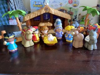 Fisher - Price Little People Deluxe - A Christmas Story Nativity Scene Playset W/box