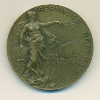 Argentina Independence House Centenary 1816 - 1916 Huguenin Medal