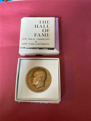 Hall Of Fame Woodrow Wilson Bronze Medal