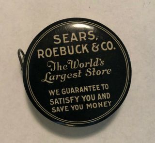 Antique Sears Roebuck & Co Sewing Tape Measure