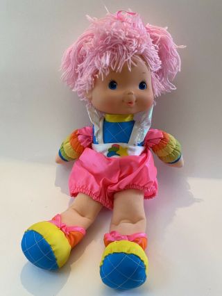 Vintage 1983 Baby Tickled Pink Rainbow Brite Doll Hallmark Mattel 80’s