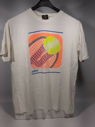 Vintage Prince Tennis T - Shirt 90s Size Xl Single Stitch