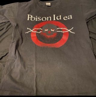Vintage Poison Idea Shirt Negative Approach 80s Hardcore Cro Mags Minor Threat