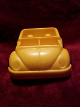 Vintage Kenner General Mills Tree Tots Yellow Car,  70s