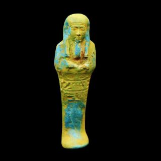 Fine Antique Egyptian Stone Ushabti (shabti) Statue Figure