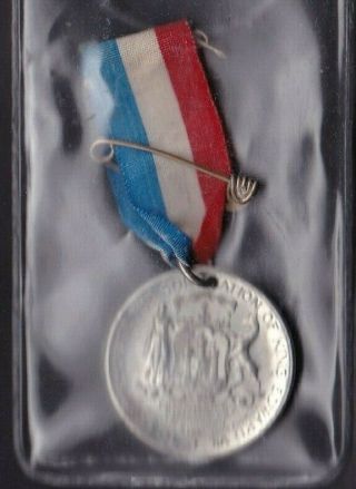 1902 Edinburgh King Edward Vii Coronation Medal With Ribbon And Pin