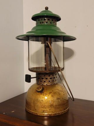 Vintage Akron Diamond Lamp Lantern Coleman Type Rare See Photos