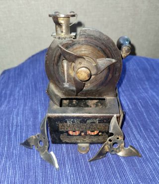 Antique U.  S.  Automatic Pencil Sharpener & Two Extra Blades