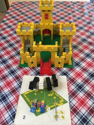 Vintage Yellow Lego Castle Set,  Wolfpack Tower No.  375/6075