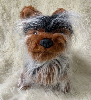 Yorkshire Terrier Yorkie Dog Folkmanis Hand Puppet Full Body Plush Puppy 2