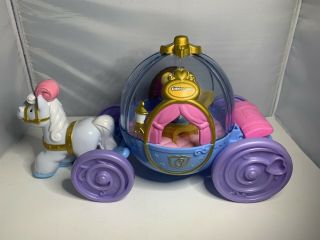 Mattel Little People Disney Princess Cinderella Coach Carriage Lights Up