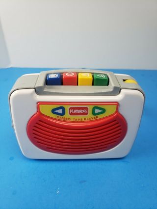 Vintage 1994 Playskool Stereo Tape Player Hipster Cassette