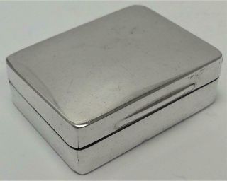 Antique Sterling Silver Snuff Box – Hallmarked 1907 By Charles & George Asprey
