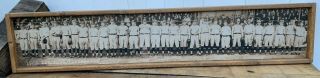 Antique Style 1922 Yankees Team Panoramic Photo Print On Wood Babe Ruth
