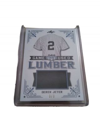 2021 Lumber Jack Kings Derek Jeter Game Use Bat 3/3