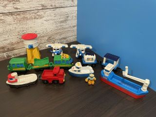 2003/2004 Fisher Price Geo Trax Push Vehicles Train Cars,  Planes,  Boats,  Truck