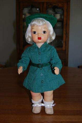 Vintage 16 " Terri Lee Doll In Girl Scout Costume