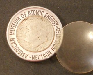 1952 Neutron Irradiated Dime From The American Museum of Atomic Energy 2