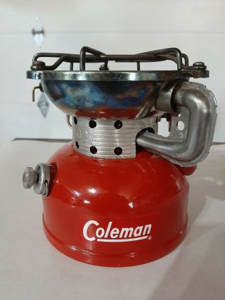Coleman Sporster Single Burner Stove - 502 - 700 Dated 5 - 1964.  Red Powdercoat