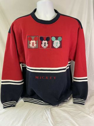 Vintage 90s Disney Mickey & Co.  Mickey Mouse Crewneck Sweater Size Xl