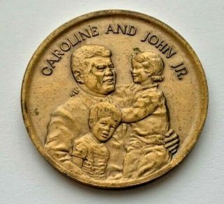The Legacy Of John F.  Kennedy Caroline And John Jr Medal
