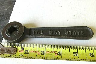 Antique Ratcheting Wrench The Bay State Pat 1901 6 " Ratchet Wrench