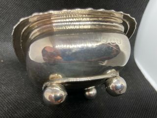 Early English Sterling Silver Edwardian Art Deco Sauces Gravy Boat Bowl Saucière
