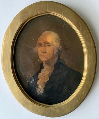 Antique 1864 George Washington Chromolithograph Portraits E C Middleton