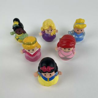 Fisher - Price Little People Disney Princess Figures Bundle X6 - Ariel,  Snow White