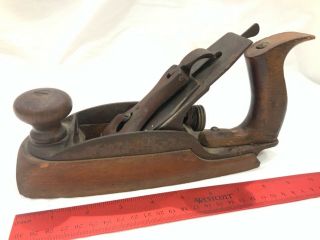 Rare 1800’s Antique Wood Transitional Smooth Plane Ohio Tool Co 015 2  Blade