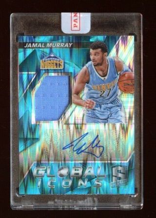 2016 - 17 Spectra Global Icons Jamal Murray Rc Auto Autograph Patch 38/99 Nuggets
