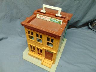 Vintage Sesame Street Fisher - Price Play Family Building Set Bert & Ernie 938 22