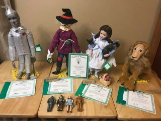Ashton - Drake Wizard Of Oz Dolls/figures 4 Total