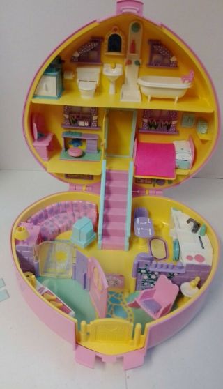 Vintage Lucy Locket Polly Pocket Carry N Play Dream House 1992 Rare