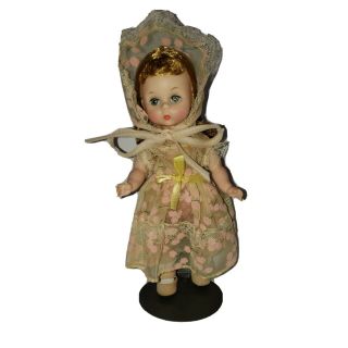 Vintage 1950s Madame Alexander Kins Wendy Doll Red Hd,  Bnt Knee Orig Box,