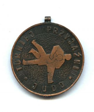 Polish Judo Medal Socialist Country Judo Tournament Koszalin 1972