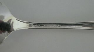 Oneida Silversmiths Clairhill FAIRHILL Silver Plate Oval Soup Spoons Set of 4 3