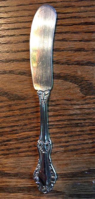 Georgian Shell By Frank Whiting - Concord Sterling - Flat Butter Knife - 5 11/16” -