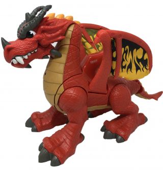 Fisher - Price Imaginext Red Winged Eagle Talon Dragon With Sounds Roars