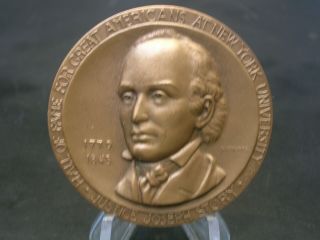 Joseph Story Channing Nyu Hall Of Fame Bronze Medal - Medallic Art Company