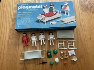 Vintage 1977 Playmobil Doctor & Nurse Starter Set Complete