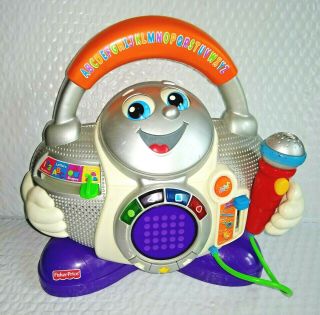 Fisher Price Fun 2 Learn Sing - Along Animated Light Up Learning Dj Animated 