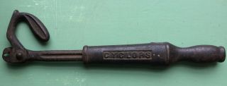 Antique Cast Iron Cyclops Nail Puller Tower Lyon Old Tool 1898 - 1899 Patent