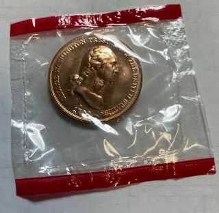 Bronze George Washington Presidential Medal 1 5/16 " Rarer Denver