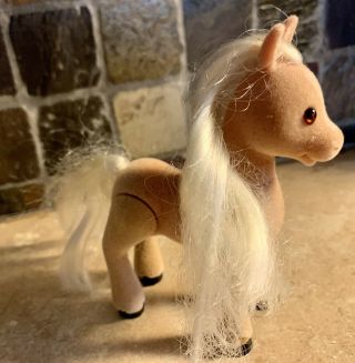 Vintage Calico Critters Sylvania Family Pony Horse Willow Rare Retired Toy