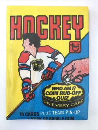1980 - 81 Topps Hockey Wax Pack Possible Bourque Rc Wayne Gretzky 2nd Year