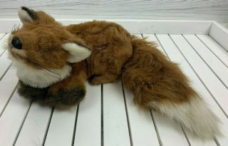 Mary Meyer Plush Fox Stuffed Animal Vintage 1994 Realistic Brown Forest Wildlife